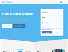 Tablet Screenshot of kooboo.com